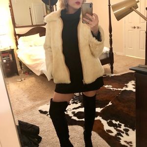 Rabbit Fur Coat, vintage